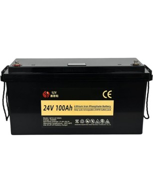 LiFePO4 SJY (25.6V, 100Ah) + charger 10A