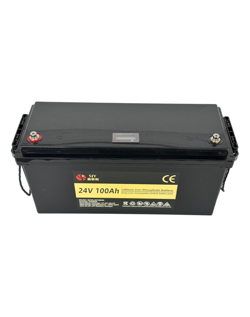LiFePO4 SJY (25.6V, 100Ah) + Ładowarka 10A
