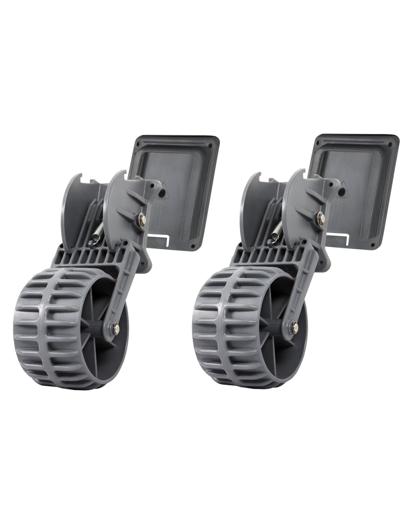 Plastic transportation wheels