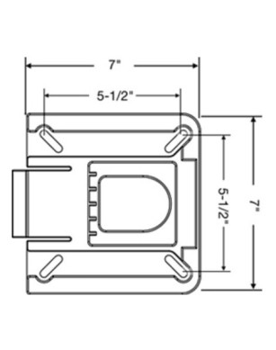 Chair removal-folding platform