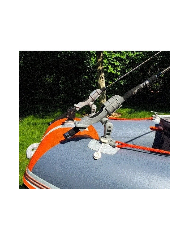 Rod holder with a set (140x140mm) for installation on an inflatabale board