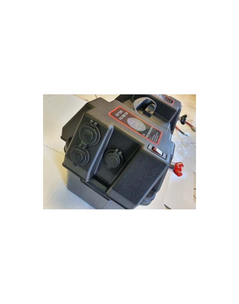 Battery container