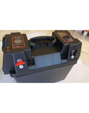 Battery container