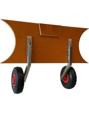Stainless steel transportation wheels